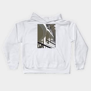 Patterned Balconies Kids Hoodie